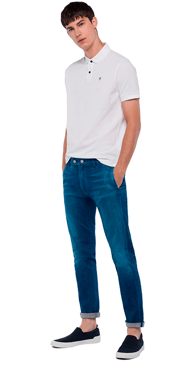 jeans polo hombre