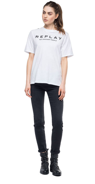 Camiseta-Para-Mujer-Cotton-Jersey-Replay