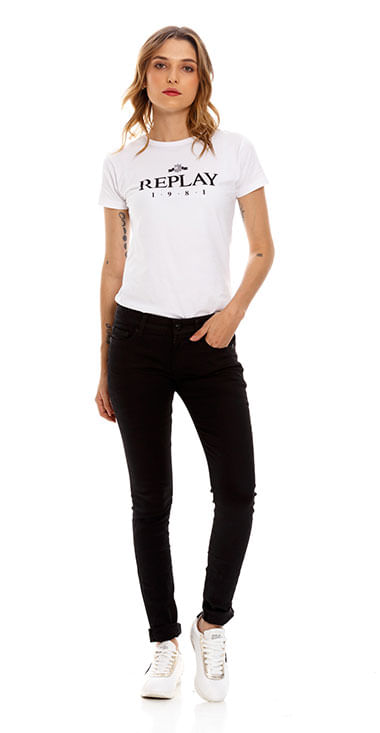 jean stretch para mujer luz hyperflex 3740 | | - Replay Jeans
