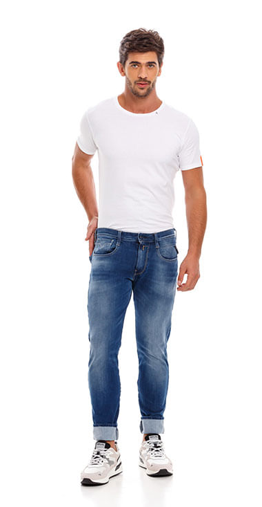 Jean Stretch Para Hombre Anbass 3757 | JEANS STRAIGHT FIT | REPLAY - Replay Jeans