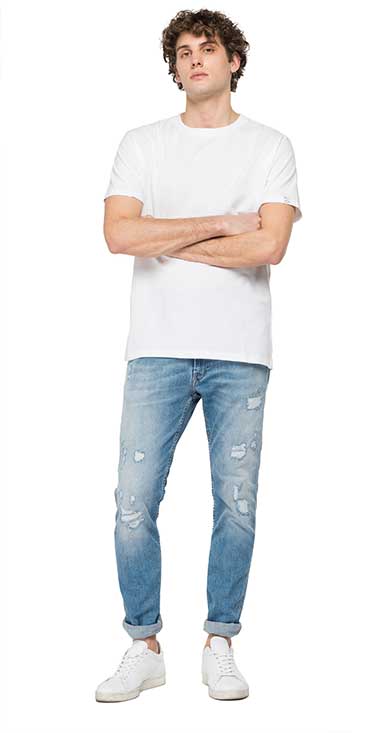 Camiseta-Para-Hombre-G.-Dyed-Organic-Cot-Replay