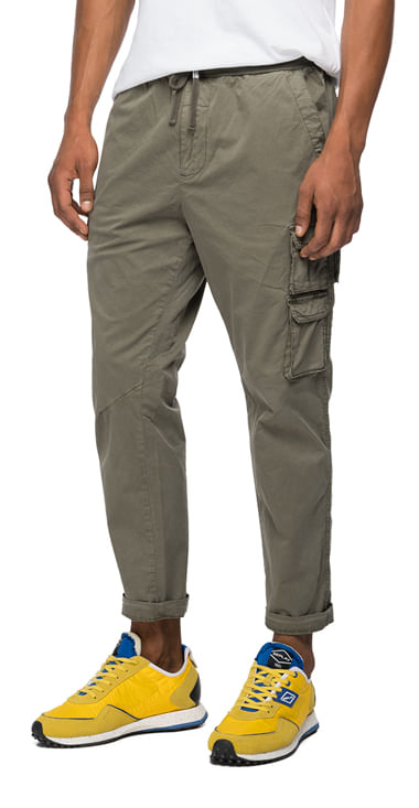 cortador Por cierto Vadear Pantalon Cargo Para Hombre Garment Dyed Comf Replay 3847 | PANTALONES |  REPLAY - Replay Jeans