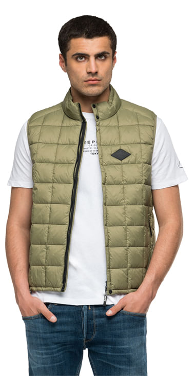 Chaqueta-Casual-Para-Hombre-Recycled-Dull-Nylon-Replay